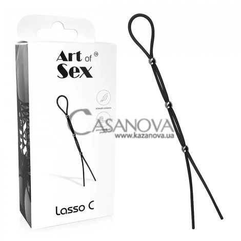 Основное фото Эрекционное кольцо Art of Sex Lasso C чёрное