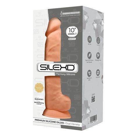 Основное фото Фаллоимитатор на присоске Silexd Arnold 10" Model 1 телесный 26,6 см