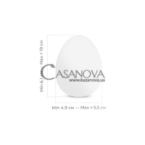 Основное фото Мастурбатор-яйцо Tenga Egg Wavy II Cool прозрачное
