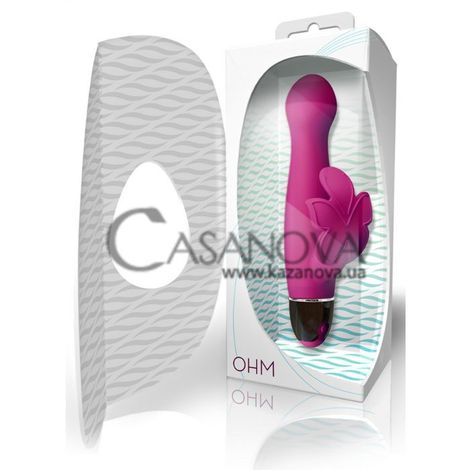 Основное фото Rabbit-вибратор OHM Lotus Flutter Berry пурпурный 15,8 см