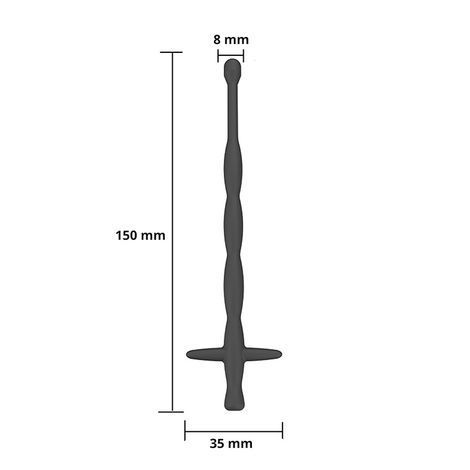 Основное фото Уретральный стимулятор Erospace Men&rsquo;s Play B10 Dilator for Men чёрный