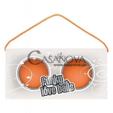 Основное фото Вагинальные шарики Funky Love Balls оранжевые