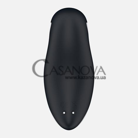 Основне фото Вакуумний стимулятор із вібрацією Satisfyer Orca чорний 11,5 см