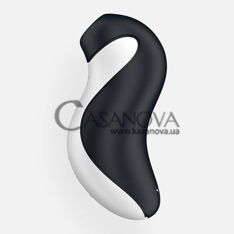 Основное фото Вакуумный стимулятор с вибрацией Satisfyer Orca чёрный 11,5 см