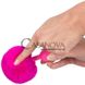 Дополнительное фото Анальная пробка Colorful Joy Bunny Tail Plug розовая 13,5 см