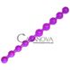 Дополнительное фото Анальные бусы Jumbo Jelly Thai Beads фиолетовые 28 см