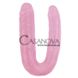 Додаткове фото Подвійний фалоімітатор Hi-Rubber Born To Create Pleasure 17,7 рожевий 45 см