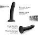 Додаткове фото Фалоімітатор із термореактивного силікону Dorcel Real Pleasure S чорний 16 см