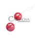 Додаткове фото Вагінальні кульки зі зміщеним центром ваги Lybaile Twins Ball червоні