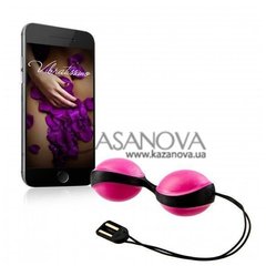 Основне фото Вагінальні кульки Vibratissimo DuoBalls рожеві з чорним