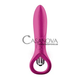 Основное фото Вибратор для точки G Ring Vibrator Flirts розовый 15,5 см