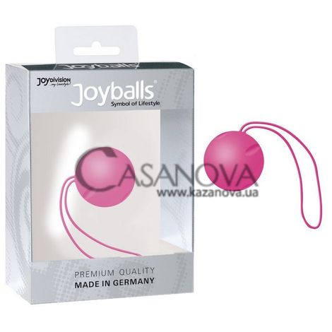 Основне фото Вагінальна кулька Joyballs Single рожева