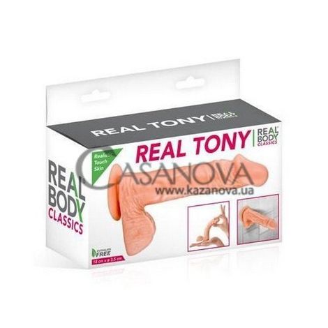 Основное фото Фаллоимитатор Real Body Real Tony телесный 18 см