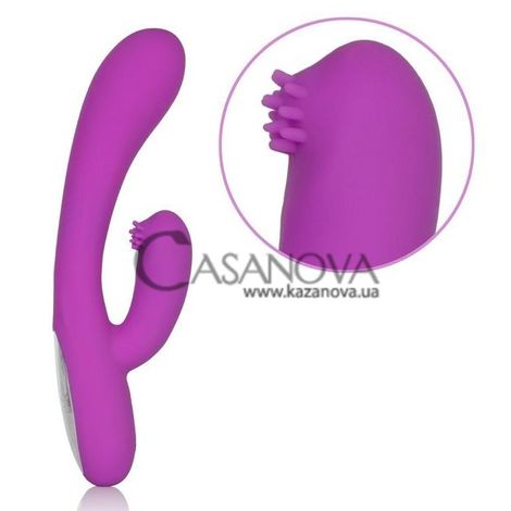 Основное фото Rabbit-вибратор Embrace Massaging G-tickler фиолетовый 13,3 см