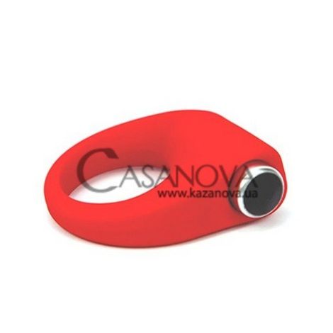 Основное фото Виброкольцо-стимулятор TLC Hard-on Vibrating Silicone Cock Ring красное