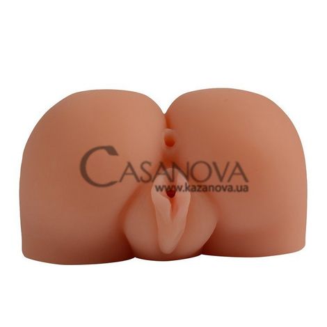 Основне фото Штучна вагіна та анус з вібрацією Emily Solid Small Ass тілесна