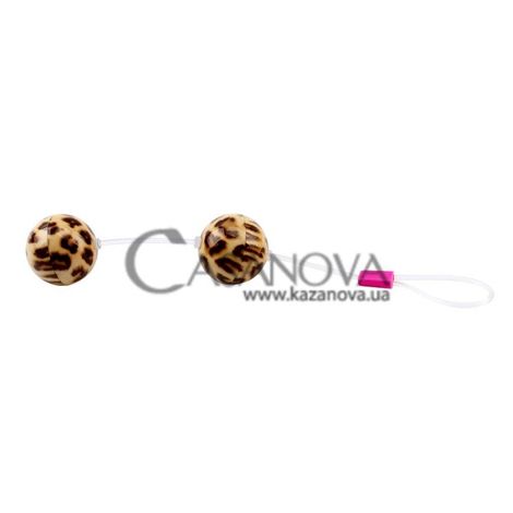 Основне фото Вагінальні кульки Chisa Hi-Basic Leopard Ball бежево-коричневі