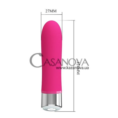 Основне фото Вібратор Pretty Love Sensual Pleasure Sampson рожевий 12,4 см