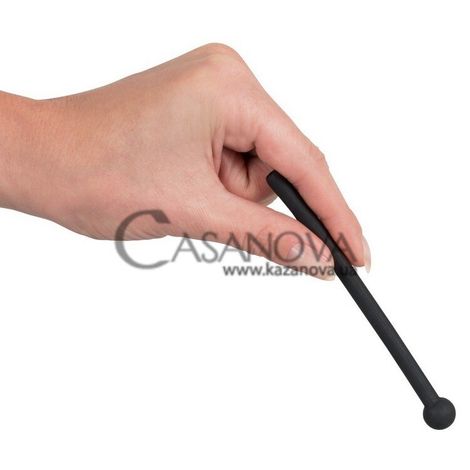 Основне фото Уретральний буж Penis Plug Piss Play чорний 11,8 см