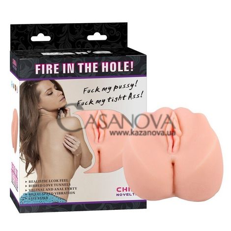 Основное фото Искусственная вагина и анус Chisa Fire In The Hole телесная