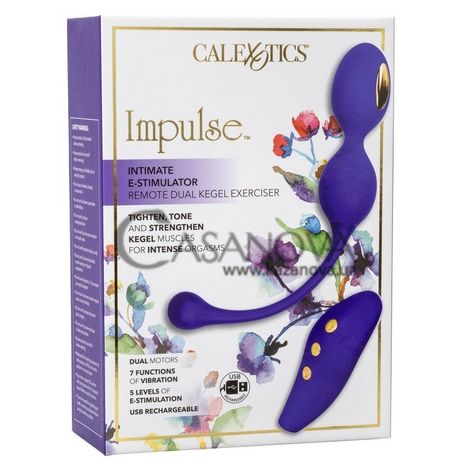Основное фото Вагинальные шарики с электростимуляцией Impulse Intimate E-Stimulator пурпурные
