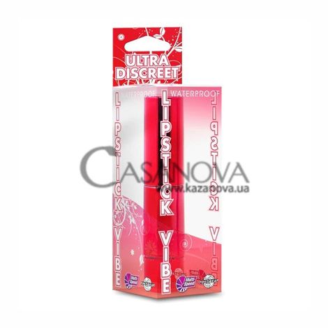 Основное фото Мини-вибратор Lipstick Vibe красный 8,5 см