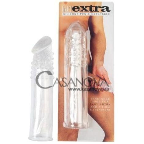 Основное фото Насадка удлинитель Lidl Extra Penis Extention прозрачная 18 см