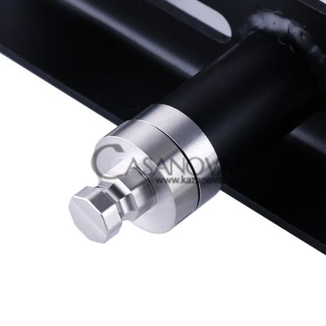Основное фото Двойной коннектор для секс-машин Hismith Quick Connector Adapter With Double Head чёрный с серебристым