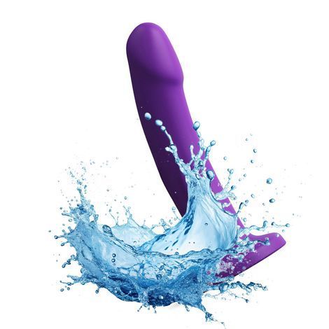 Основне фото Фалоімітатор із термореактивного силікону Dorcel Real Pleasure M фіолетовий 17,5 см