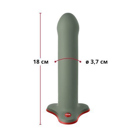 Основне фото Гнучкий фалоімітатор для точки G Fun Factory Magnum зелений 18,3 см