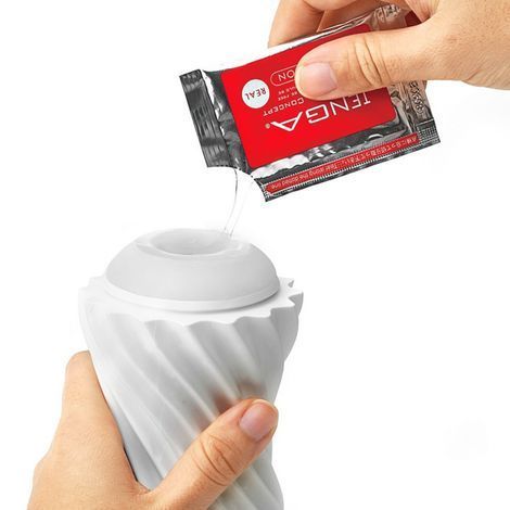 Основное фото Мастурбатор Tenga Flex Silky белый