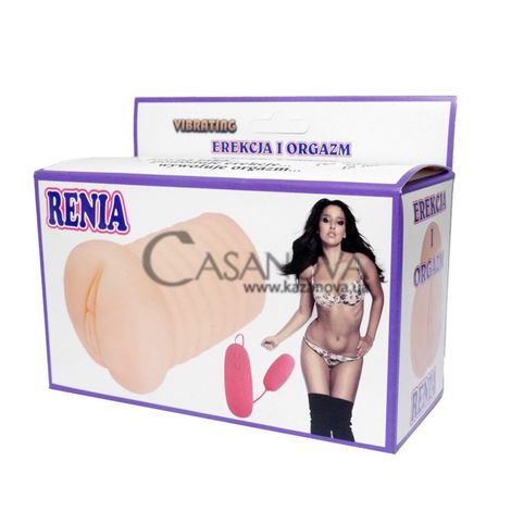 Основное фото Мастурбатор-вагина с вибрацией Boss Series Renia телесный 15 см