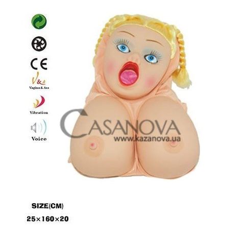 Основное фото Секс-кукла с вибрацией Finnish Girl телесная