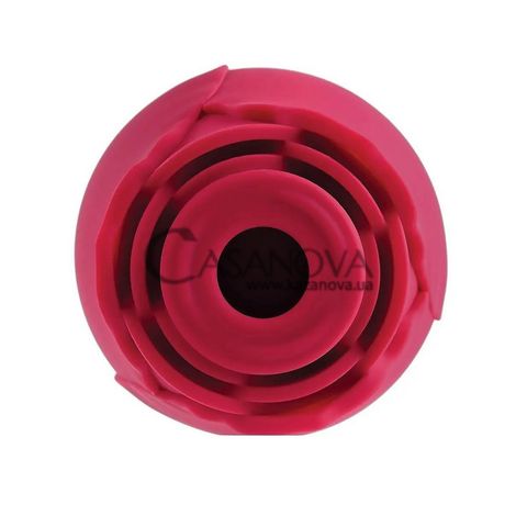 Основне фото Вакуумний стимулятор клітора Eve’s Ravishing Rose Clit Pleaser червоний 7,6 см