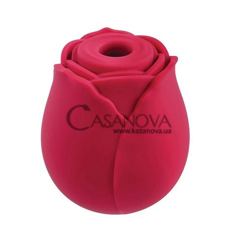 Основне фото Вакуумний стимулятор клітора Eve’s Ravishing Rose Clit Pleaser червоний 7,6 см