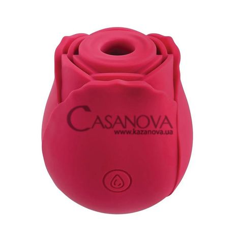 Основное фото Вакуумный стимулятор клитора Eve's Ravishing Rose Clit Pleaser красный 7,6 см