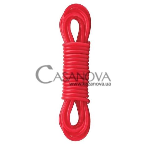 Основное фото Верёвка для бондажа Fantasy Bondage Rope красная 6 м