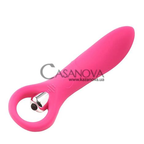 Основное фото Вибратор для точки G Ring Vibrator Flirts розовый 15,5 см