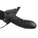 Дополнительное фото Мужской страпон Hollow Silicone Strap On чёрный 15,2 см