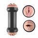 Дополнительное фото Двухсторонний мастурбатор Lovetoy Training Master Double Side Stroker Mouth and Pussy телесный