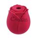 Дополнительное фото Вакуумный стимулятор клитора Eve's Ravishing Rose Clit Pleaser красный 7,6 см