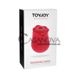 Дополнительное фото Вакуумный стимулятор клитора Toy Joy Ravishing Rose красный 7,5 см