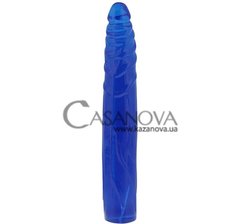 Основное фото Фаллоимитатор Long Widget голубой 17,8 см