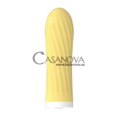 Основное фото Вибропуля Silicone Touch Vibrator Boss Series желтый 8,5 см