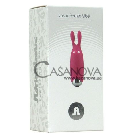 Основное фото Клиторальный вибратор Lastic Pocket Vibe Rabbit розовый 8,5 см
