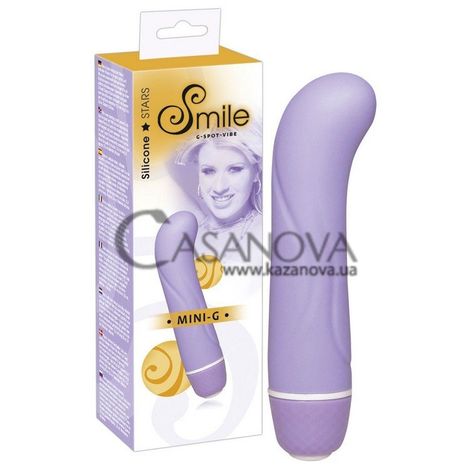 Основное фото Мини-вибратор для точки G Smile Mini-G фиолетовый 12,4 см