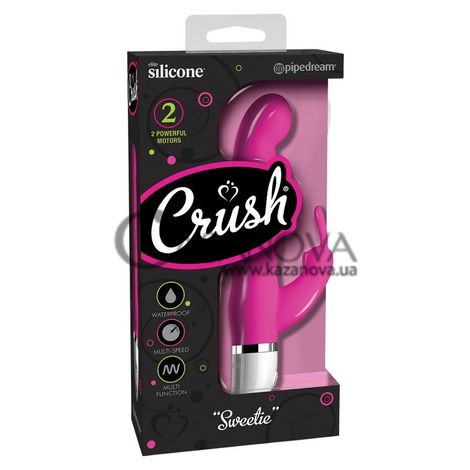 Основное фото Rabbit-вибратор Crush Sweetie розовый 18 см