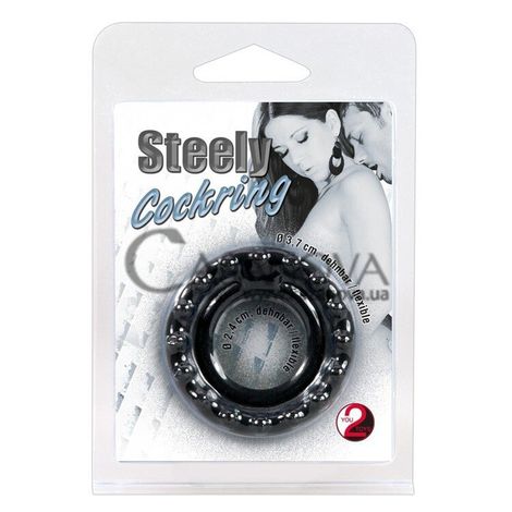 Основное фото Эрекционное кольцо Steely Cockring чёрное