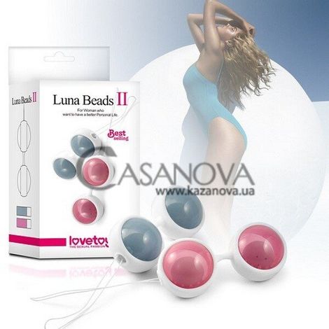 Основне фото Набір вагінальних кульок Luna Beads II різнокольоровий