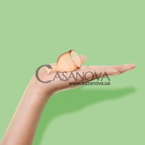 Основное фото Набор из 2 менструальных чаш Satisfyer Feel Secure оранжевый